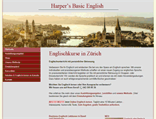 Tablet Screenshot of harpers.ch