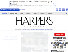 Tablet Screenshot of harpers.org