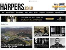 Tablet Screenshot of harpers.co.uk